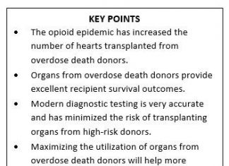 Opioid epidemic increases number of organs available for transplant