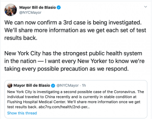 Coronavirus Declared a Global Health Emergency and Other Updates