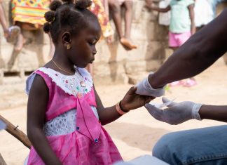 Lethal house lures reduce incidence of malaria in children