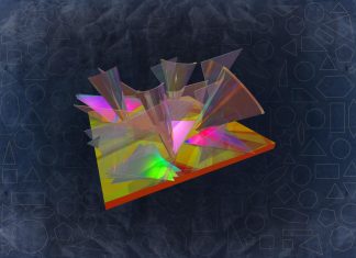 Parallel universes cross in Flatland