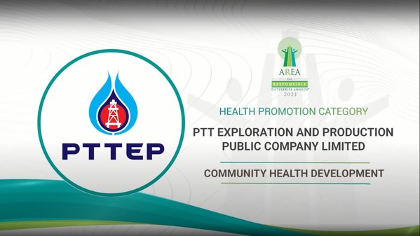 PTT Exploration and Production Public Company Limited Awarded at the Asia Responsible Enterprise Awards 2021 for ‘Community Health Development’ under Health Promotion Category