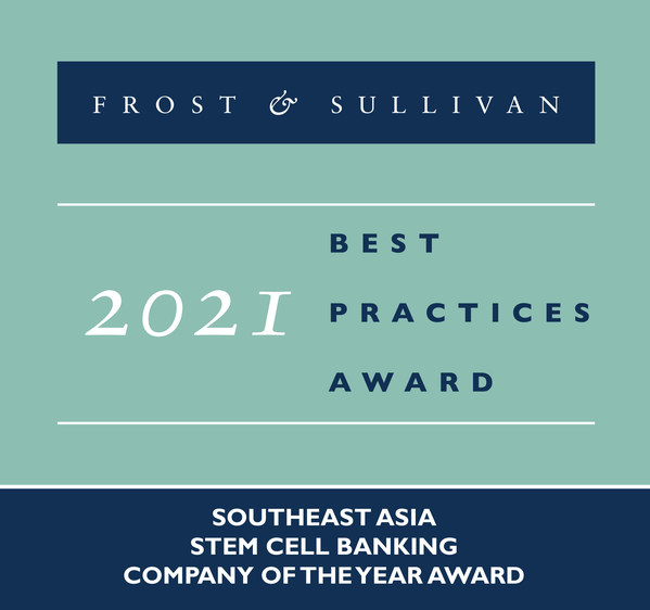 Medeze Named Frost & Sullivan’s 2021 Company of the Year in the Southeast Asia Stem Cell Banking Industry
