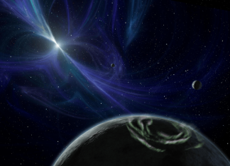 Undead planets: The unusual conditions of the first exoplanet detection
