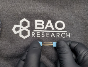 Wearable Stretchable Sensor Measures Changing Size of Tumors in Mice