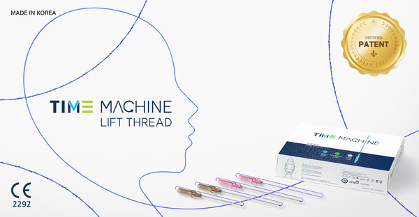 The new THREAD LIFT with approved design patent “TIMEMACHINE LIFT THREAD, ANCHORING DUAL COG”