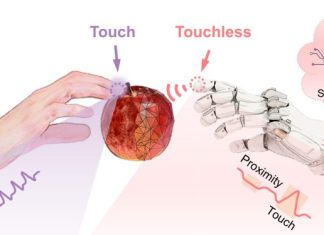 Artificial Skin Exceeds Natural Skin in Sensing Touch and Proximity