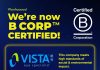 VISTA Eye Specialist is now certified ESG-friendly with BCorp