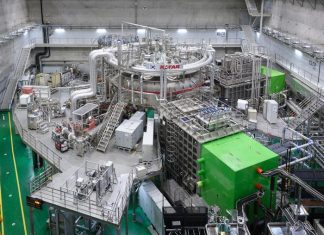 Korean Artificial Sun, KSTAR, installation of a tungsten divertor for long pulse operations