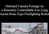 Scientists develop ‘flying dragon’ robot to fight fires from a distance