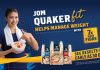 Quaker Invites Malaysians to Embrace Healthier Living with Its Jom Quaker Fit Campaign