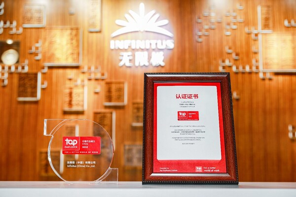 Infinitus Honored as “China Top Employer” for Five Consecutive Years