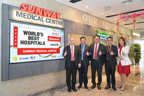 Sunway Medical Centre named top Malaysian Hospital in Newsweek’s World’s Best Hospitals ranking