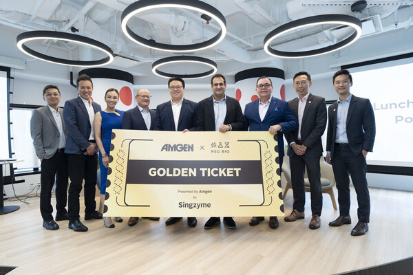 SINGZYME WINS 2025 AMGEN X NSG GOLDEN TICKET FOR BREAKTHROUGH BIOCONJUGATION PLATFORM