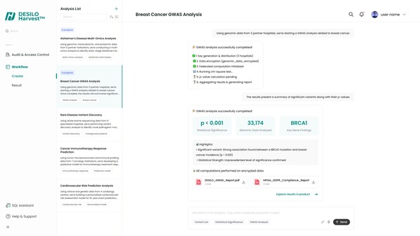 Desilo to Launch “HARVEST™,” Encrypted Data Collaboration Platform for Healthcare, in December