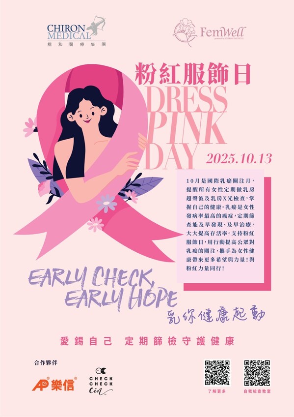 Chiron Medical Launches “Early Check, Early Hope” Campaign, Embracing Pink for Breast Cancer Awareness
