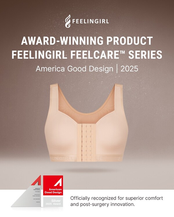 Feelingirl FeelCare™ Collection Wins American Good Design Award for Merging Medical Precision with Everyday Elegance