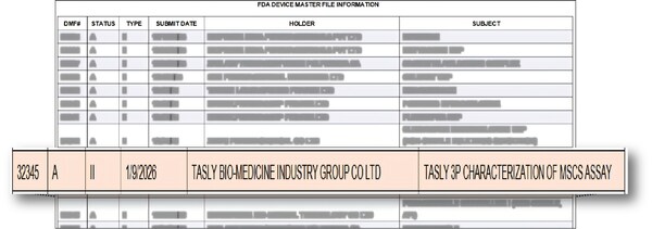 Landmark FDA Move: First Quality Control Protocol for Mesenchymal Stromal Cells (MSCs) Sets New Therapeutic Standard