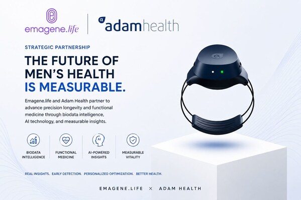 THE FUTURE OF MEN’S HEALTH IS MEASURABLE: EMAGENE.LIFE AND ADAM HEALTH PARTNER TO ADVANCE PRECISION LONGEVITY AND FUNCTIONAL MEDICINE