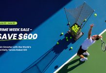 ACEMATE Tennis Robot S10 Gets $600 Prime Day Discount, with Bonus Gifts