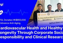 UTGL Donates HK$650,000 to Advance Anti-Aging, Cardiovascular Health and Healthy Longevity Through Corporate Social Responsibility and Clinical Research