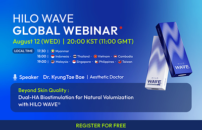 Registration Now Open: Free Global Webinar on Dual-HA Biostimulation Featuring Live Clinical Demonstration