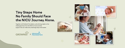 GROWNSY Partners with Graham’s Foundation During NICU Awareness Month to Support NICU Families Beyond the Hospital Stay